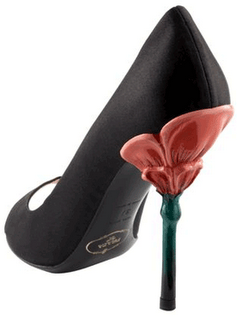 prada rose heels