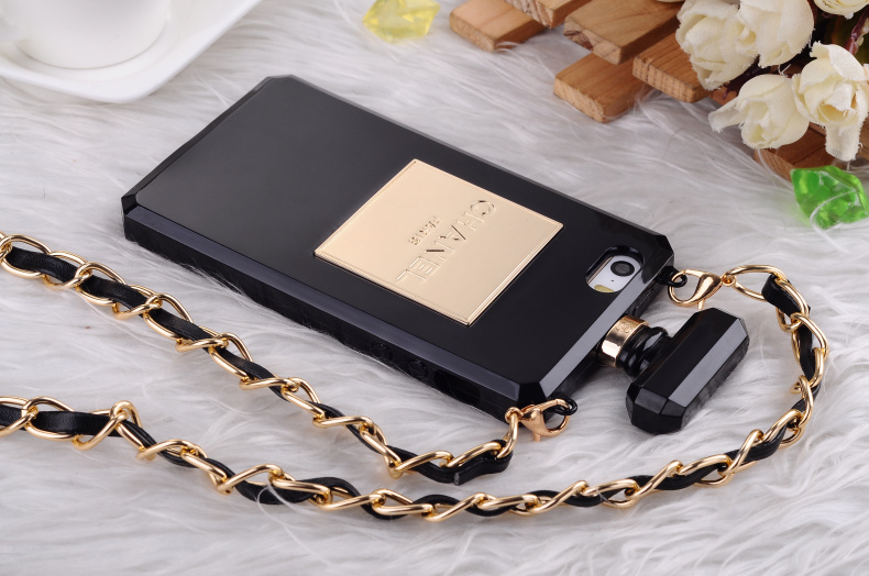 Chanel Iphone 5 5s Perfume Bottles Case Luxury Designer Black 2 Uus Tuus New Kewl