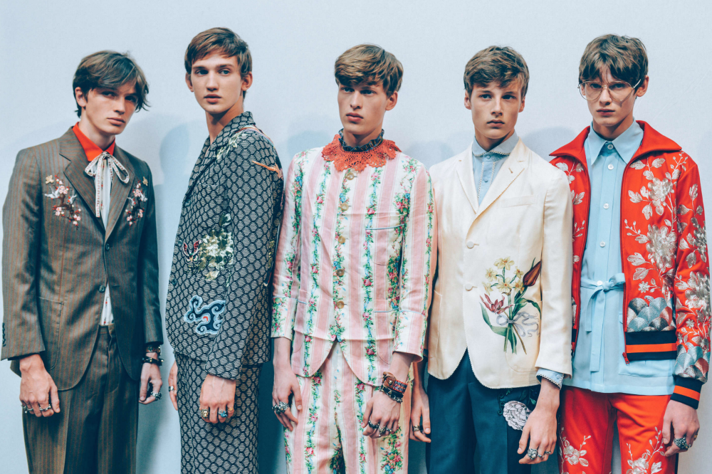 GUCCI MEN'S SPRING/SUMMER 2016 Tommy Ton photography